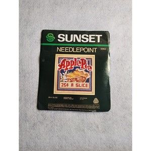 Sunset Needlepoint Kit - Apple Pie - 5562 - 1982 - UNUSED OPEN